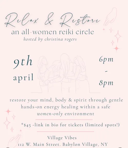 Relax & Restore: All-Women's Reiki Circle